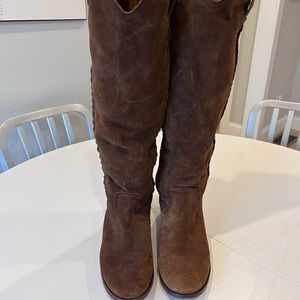 Frye Suede riding boots. SZ 10